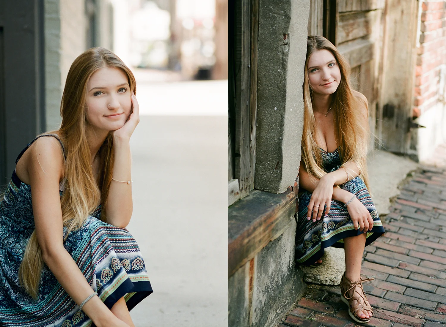 Film portraits of high school seniors in michigan
