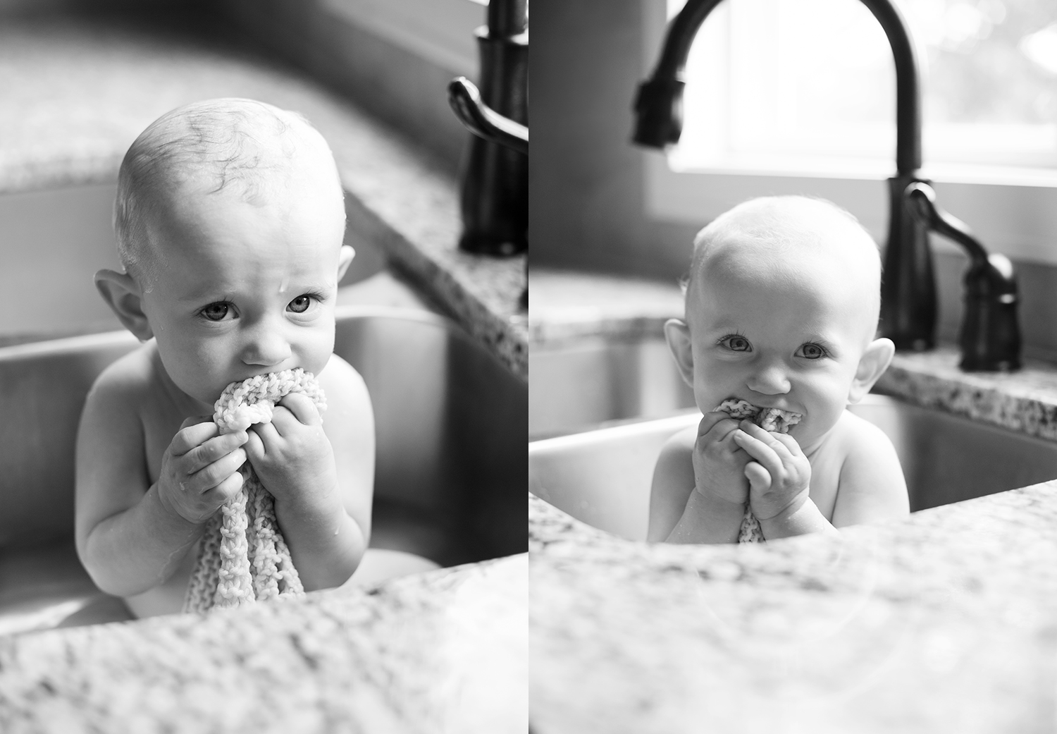 cute baby photos in the bath