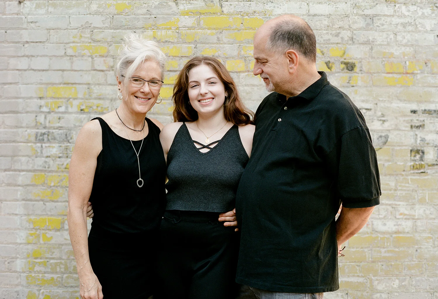 High School senior sessions with parents too