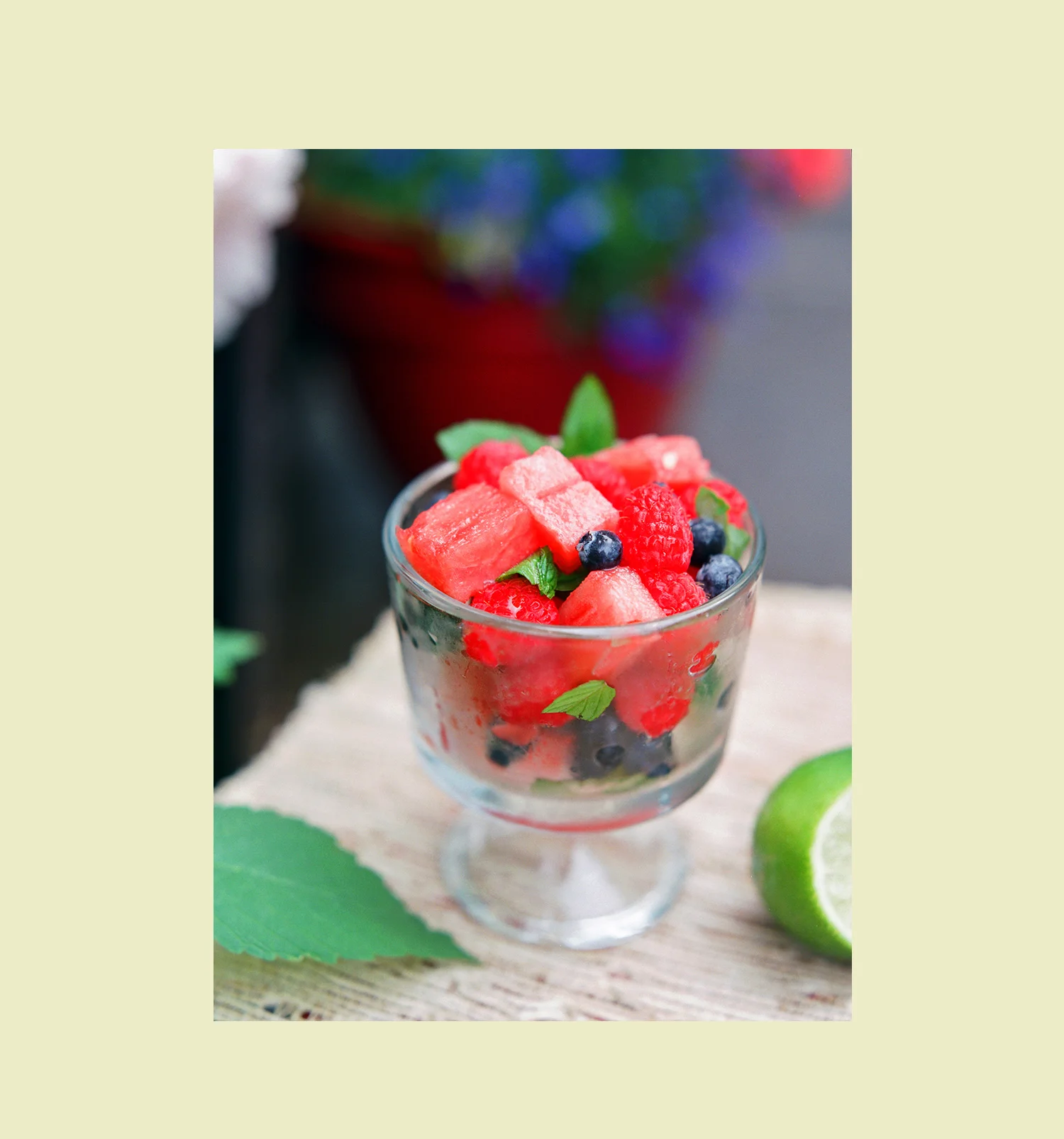 Mojito Fruit Bowl