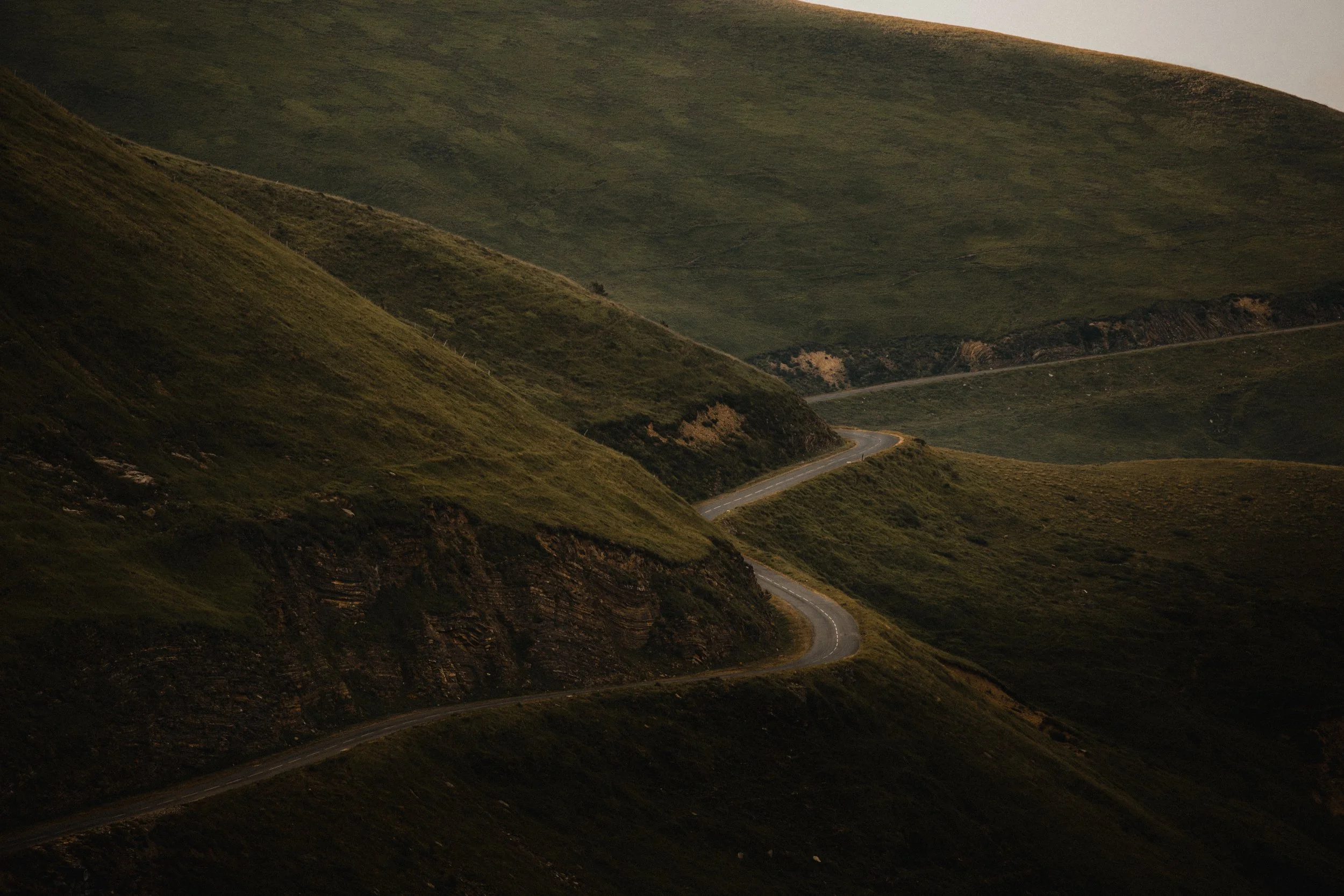 Smooth road at Eastern Pyrenees 
