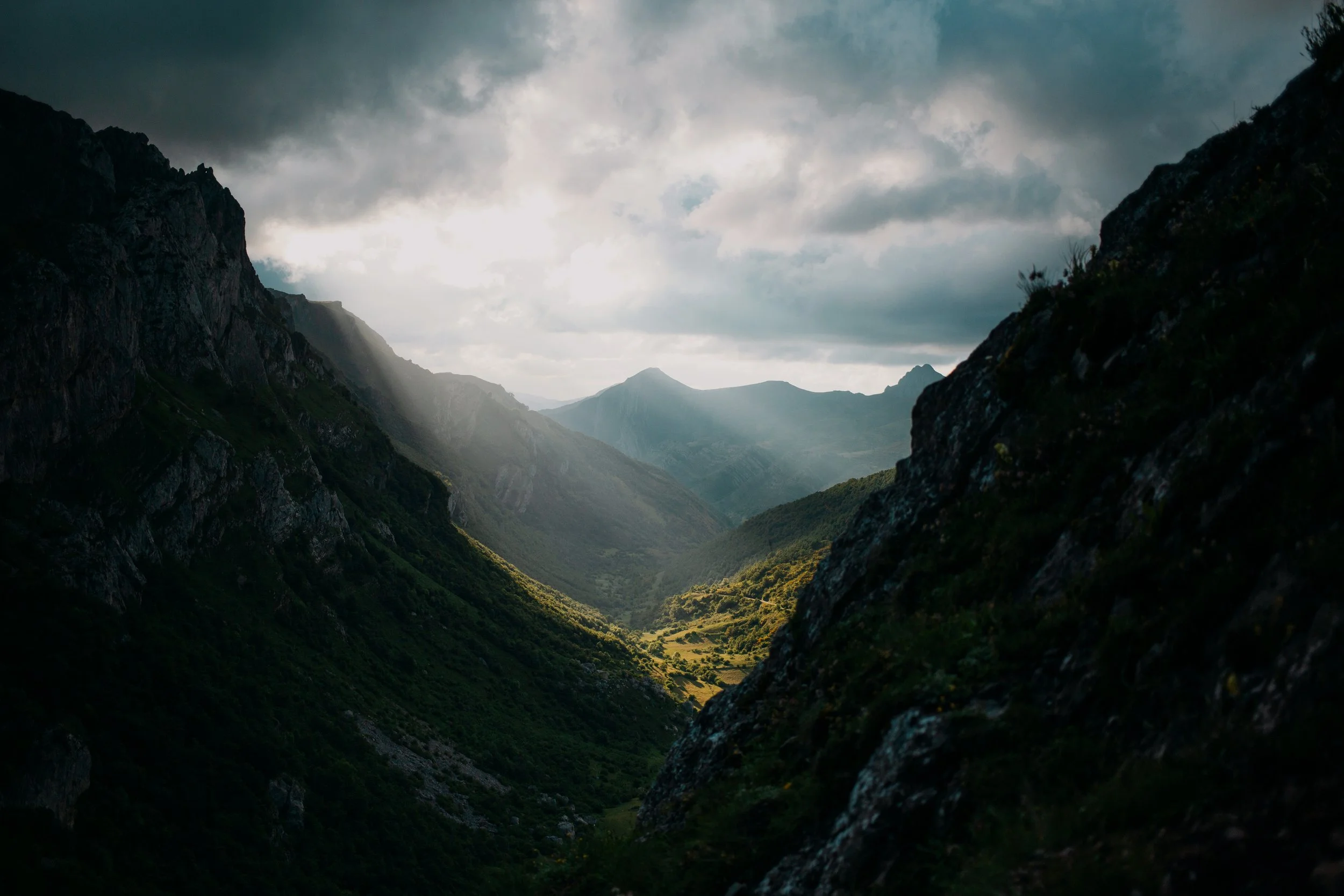 Sunset in the Valley, Asturias 