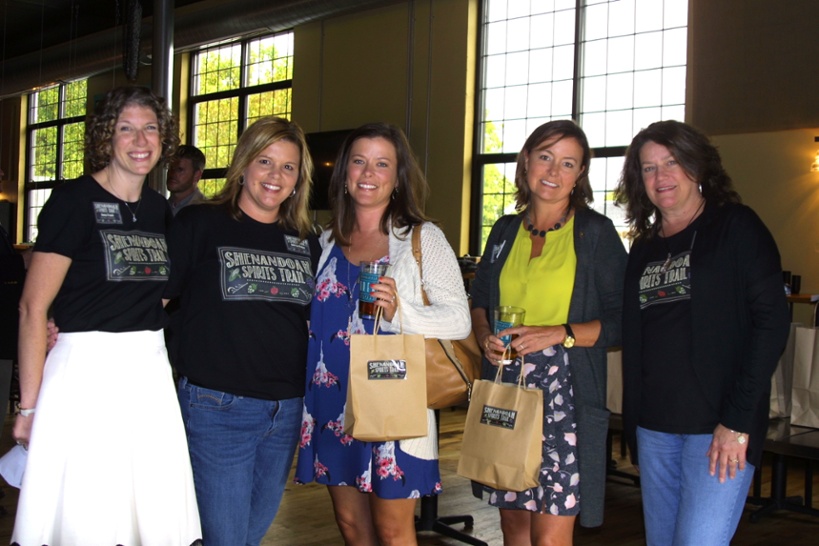 Hive Creative Group and 3 out of 4 of our cients at the launch of the Shenandoah Spirits Trail. September 2016.