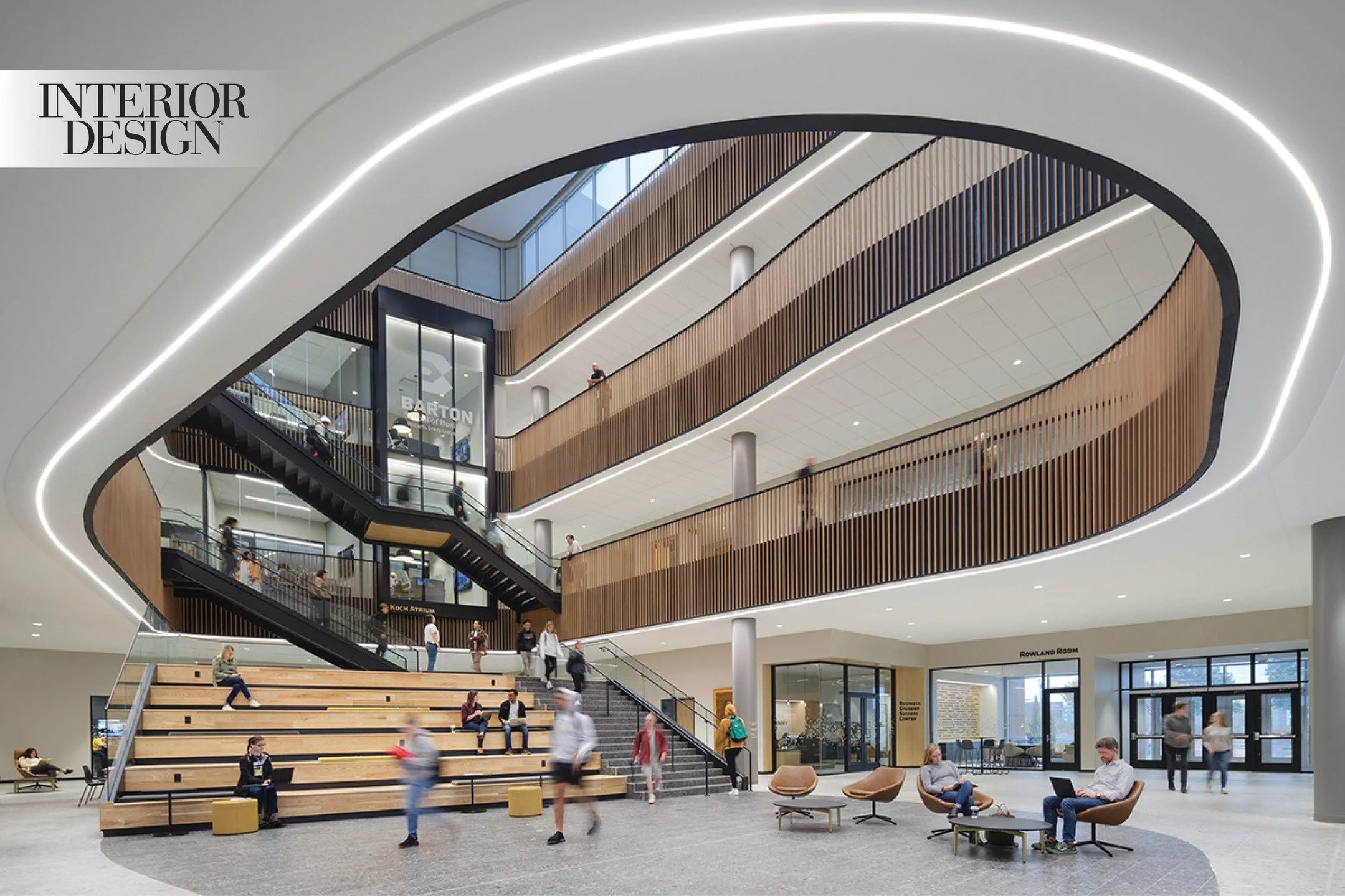 We&rsquo;re honored Woolsey Hall, Barton School of Business at Wichita State University, is featured in Interior Design. In collaboration with Gensler, this LEED Gold Certified building embodies a bold vision where academics and industry meet. Our te