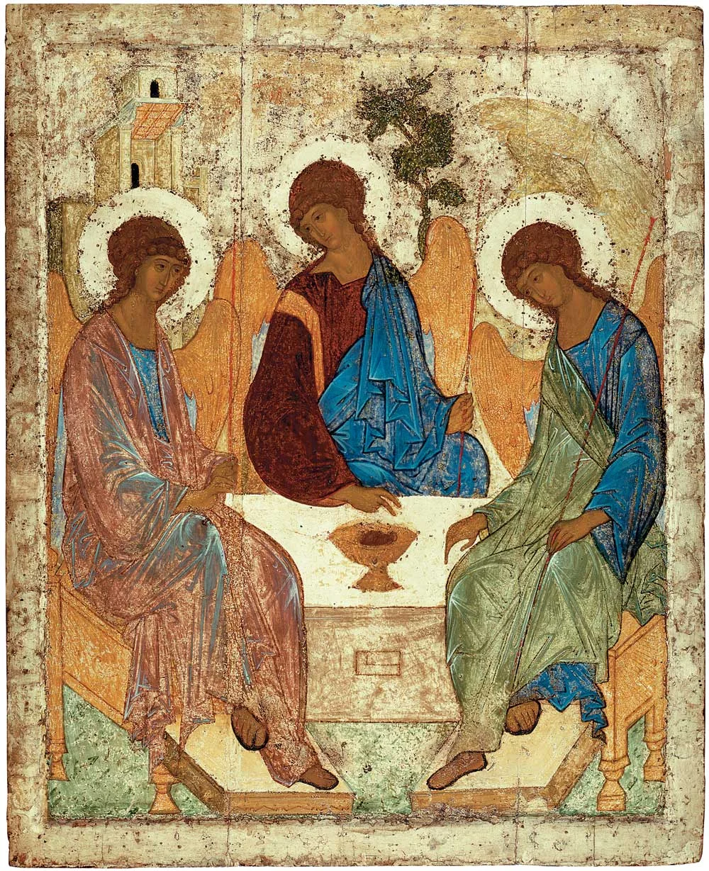 The Hospitality of Abraham is an icon created by Russian painter Andrei Rublev in the 15th century.