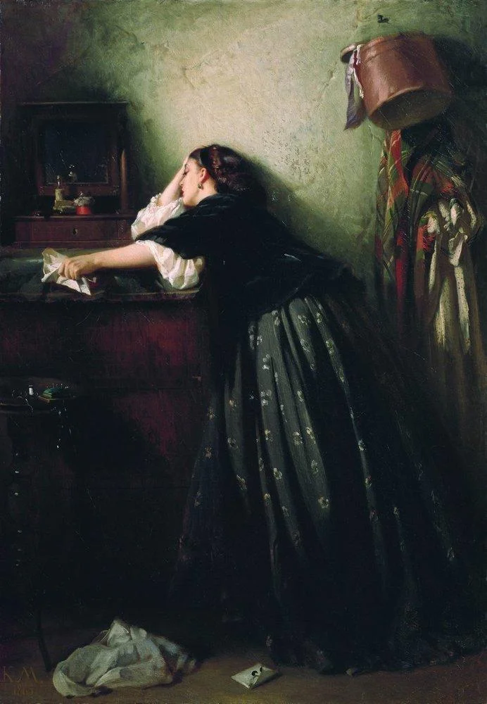 Widow, by Konstantin Makovsky, 1865.
