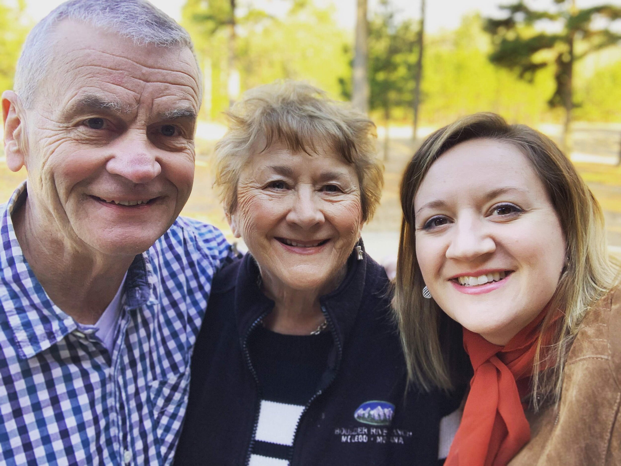 Joanna with Her Parents