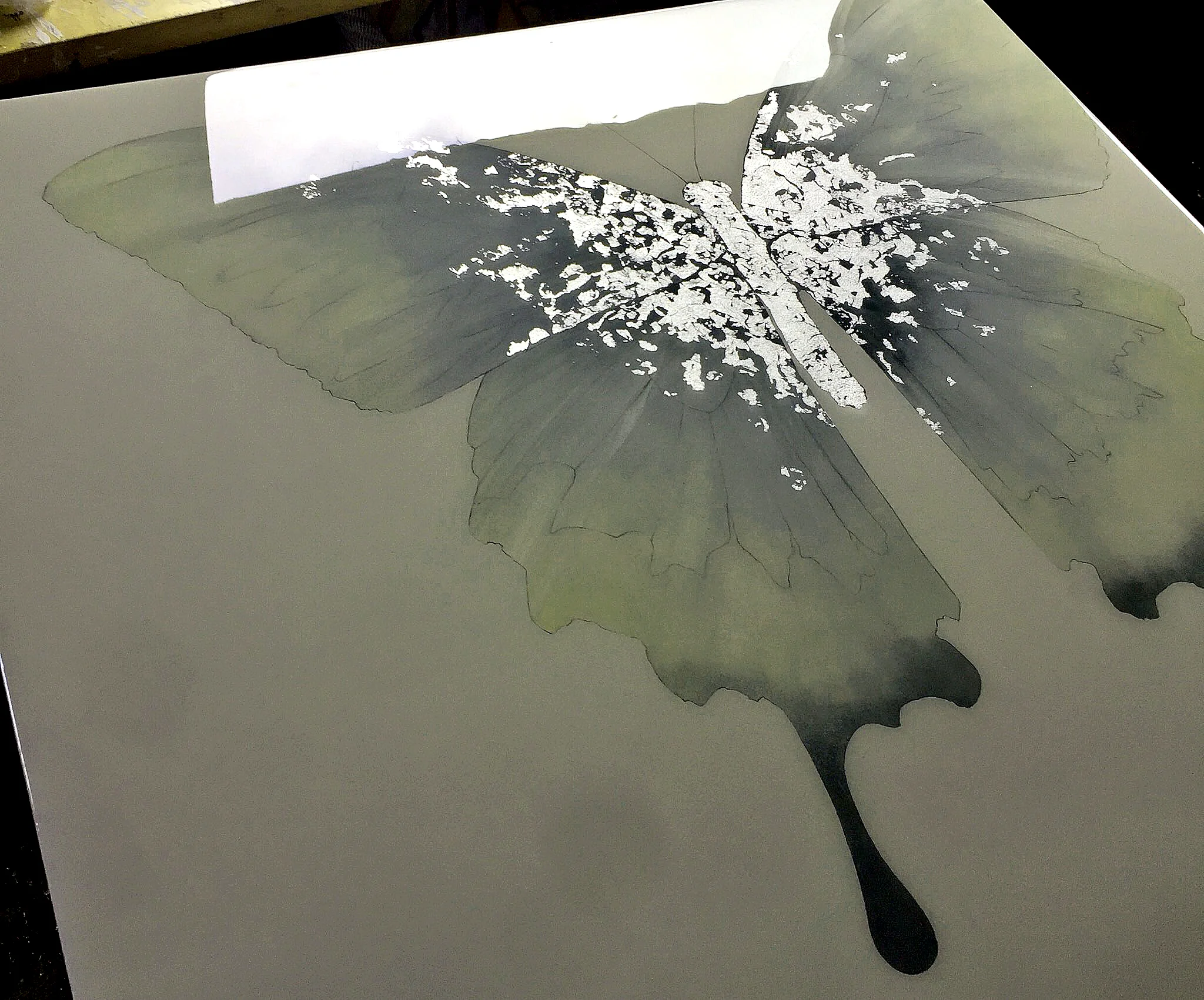 REGENCY butterfly painting cooking in studio