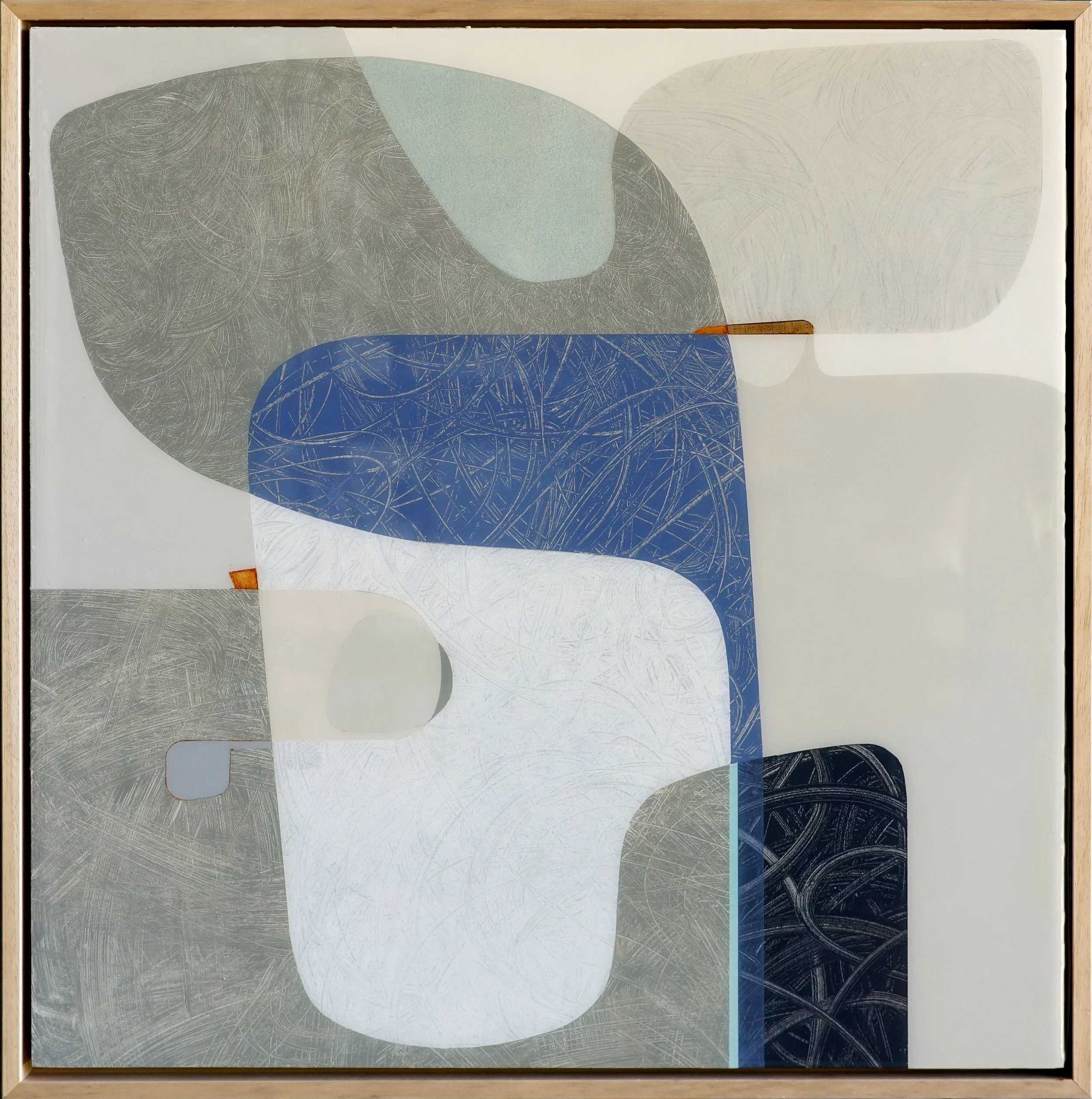 PORTHMEOR | 65x65cm | mixed media on panel  | £4,550.00 |