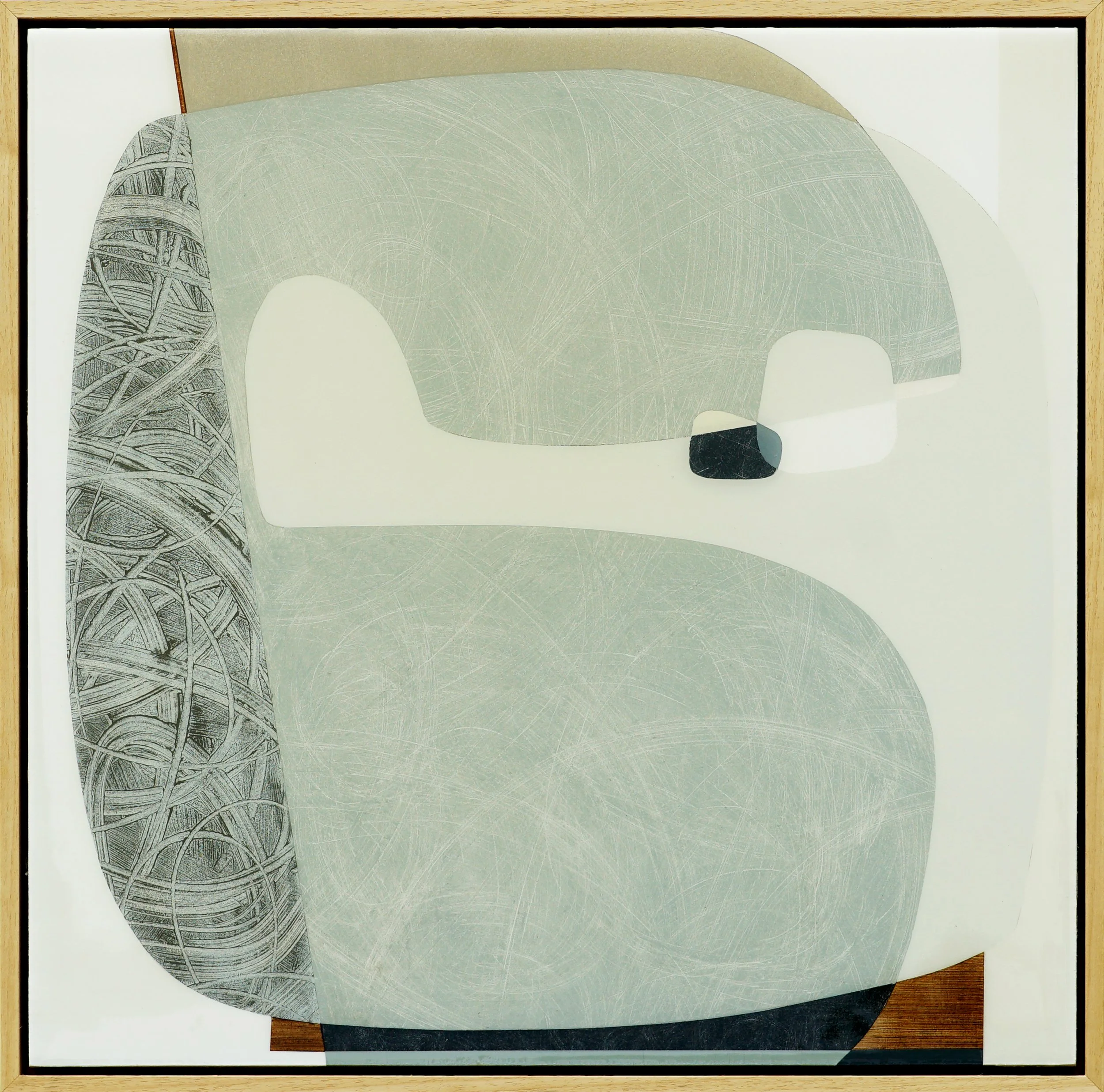 POLPERRO | 65x65cm | mixed media on panel  | £3,950.00 | 