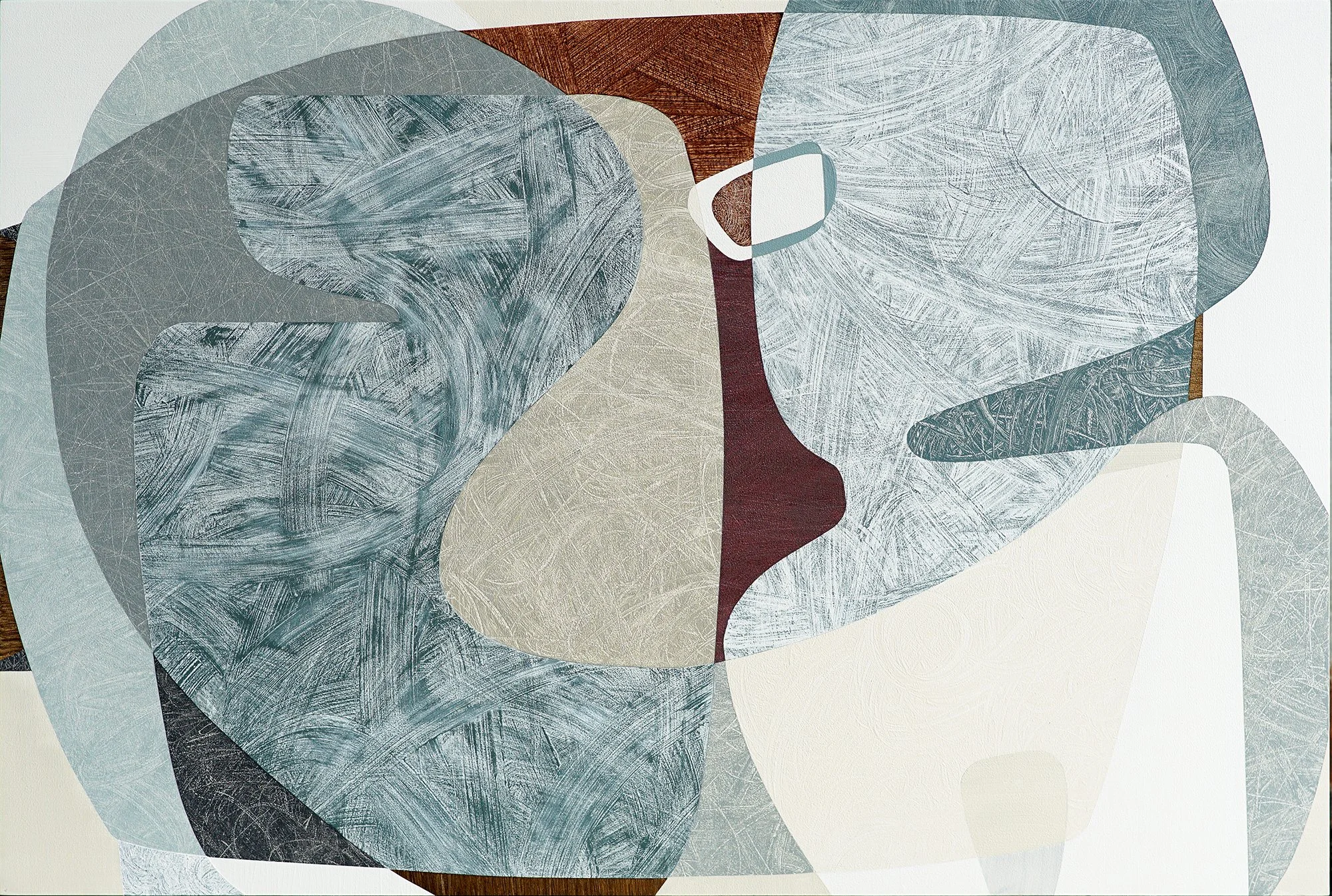 LIGHTHOUSE ROCK AT WITHYHAM | 110x75cm | mixed media on panel  | £4,950.00 | 