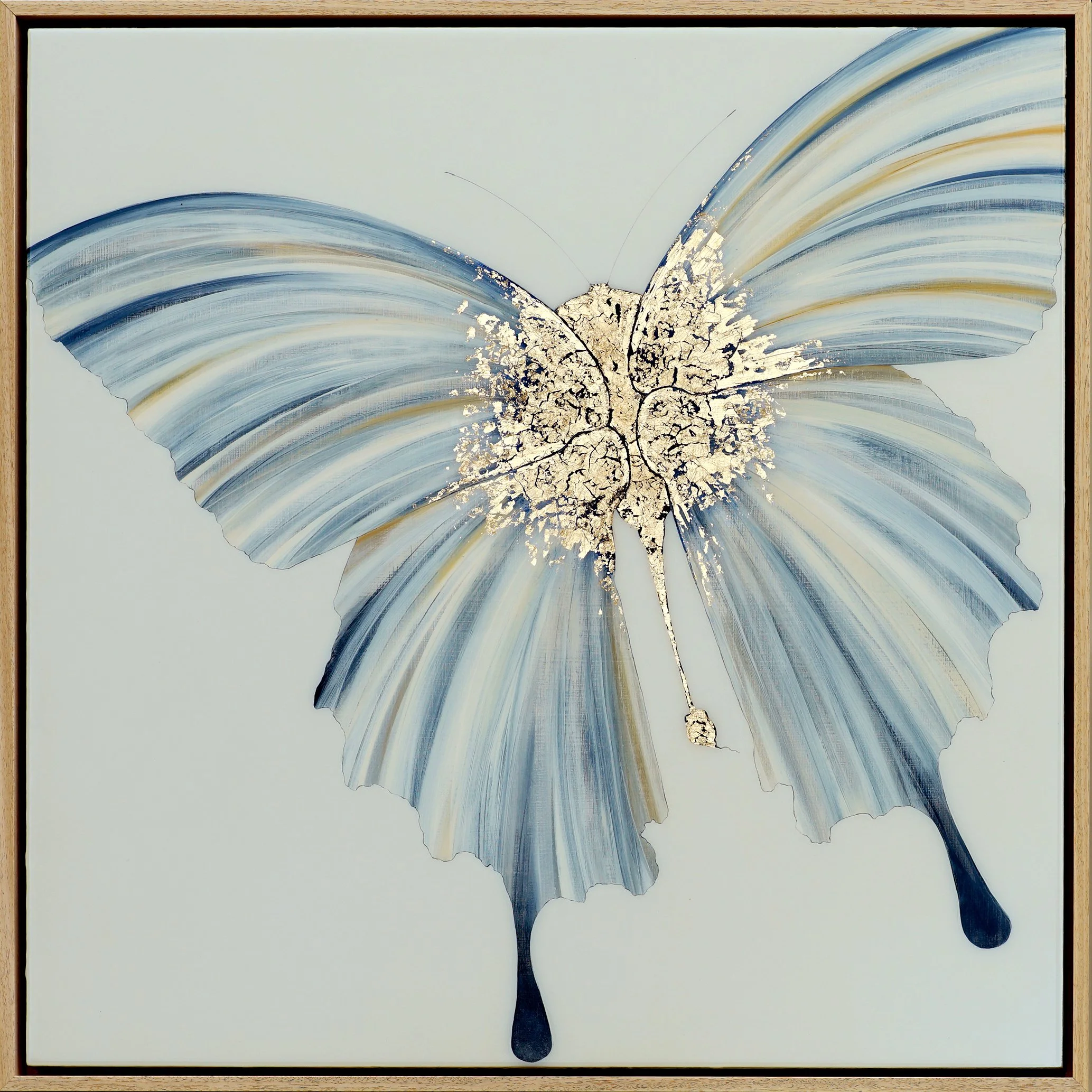 CONSTANCE | 80x80cm | oil and metal leaf on panel with high gloss epoxy resin | £3,600.00 | 