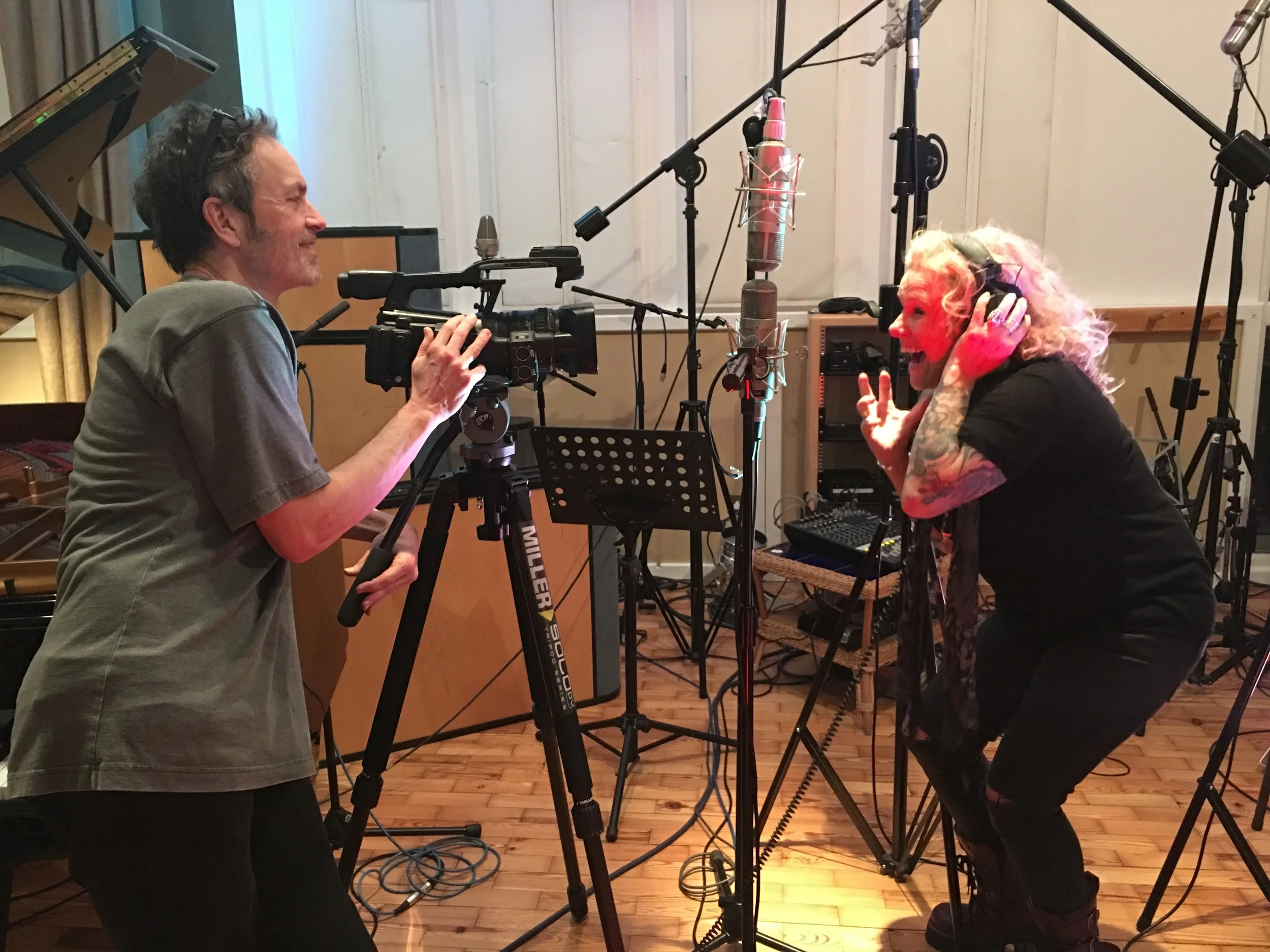 Mark Craig (he’s been filming the sessions) and Nikki