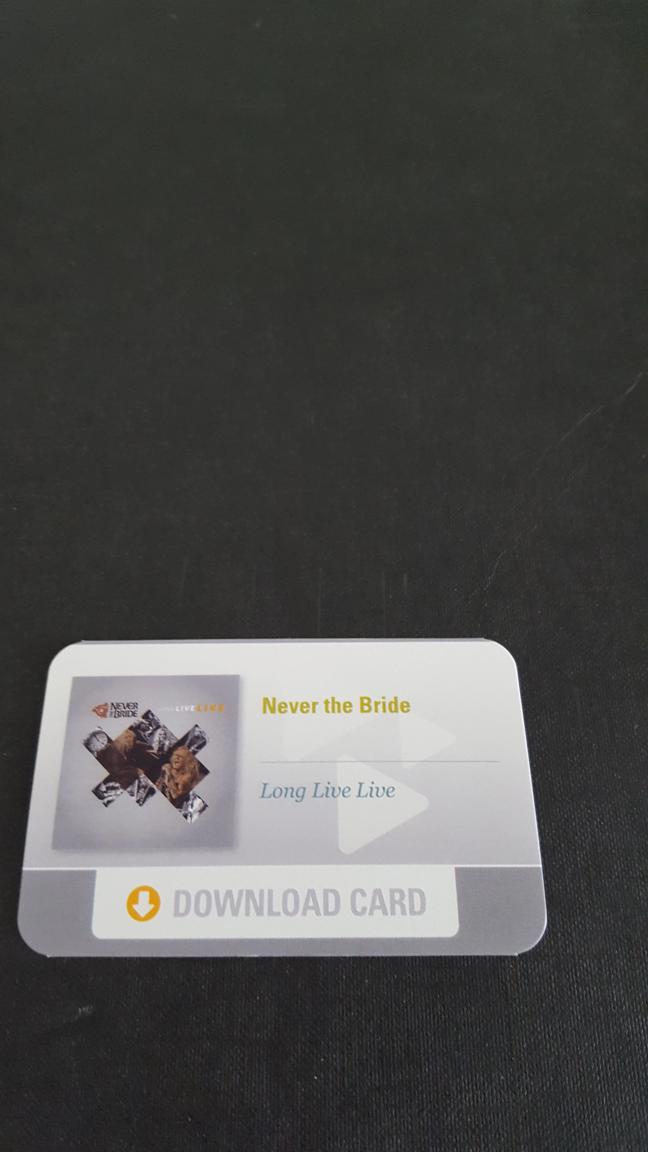 Long Live LIVE - Download Card