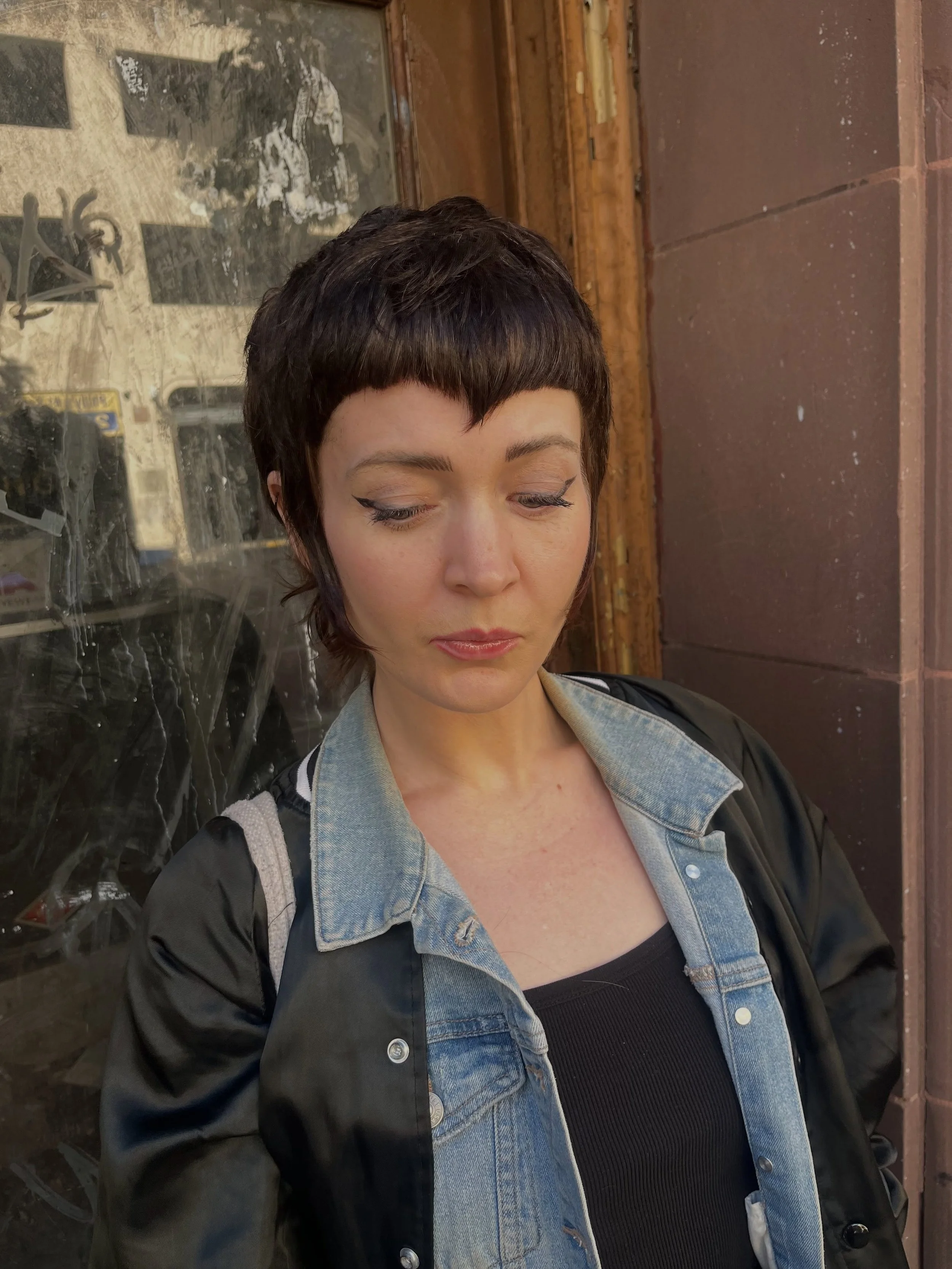 Very Nice Very Evil cut by Katie @partyonhair_
