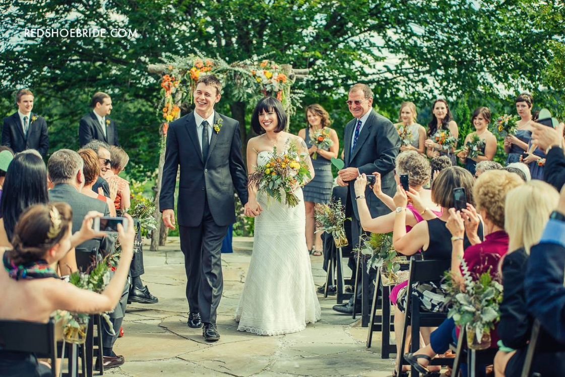Ceremony Silver Toad Vermont Wedding Planner at Lang Barn
