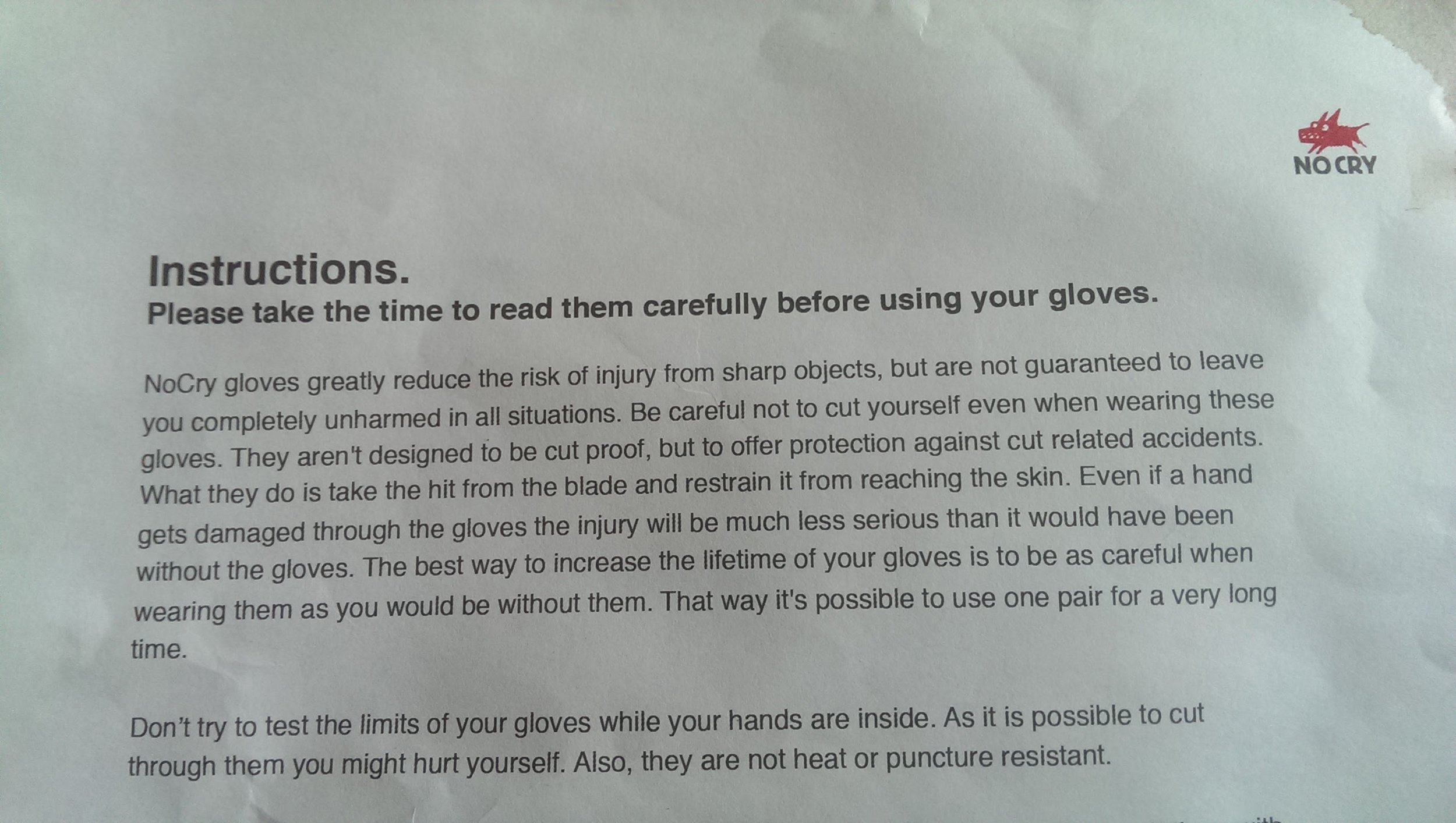 tl;dr sharp things can still cut you