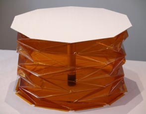Prototype of semi-folded sunshield