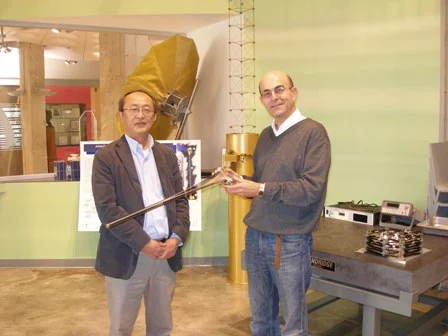 Ryoji Sakai (donor) and Sergio Pellegrino