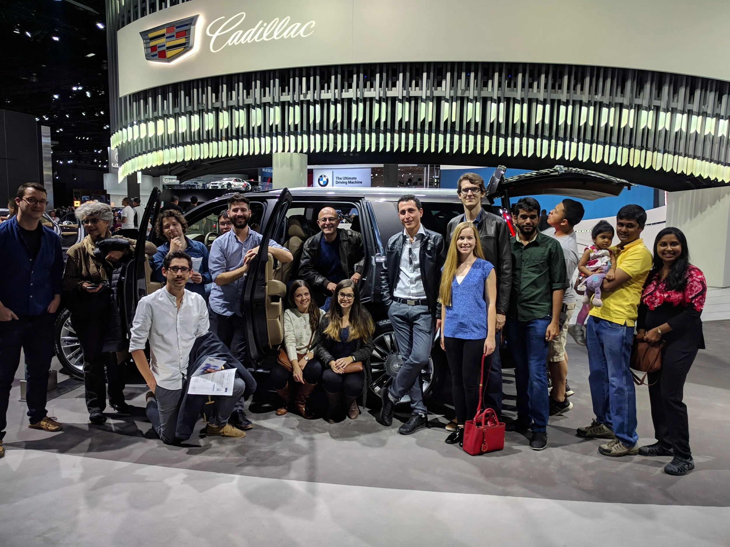 The SSL Team at the LA Auto Show.