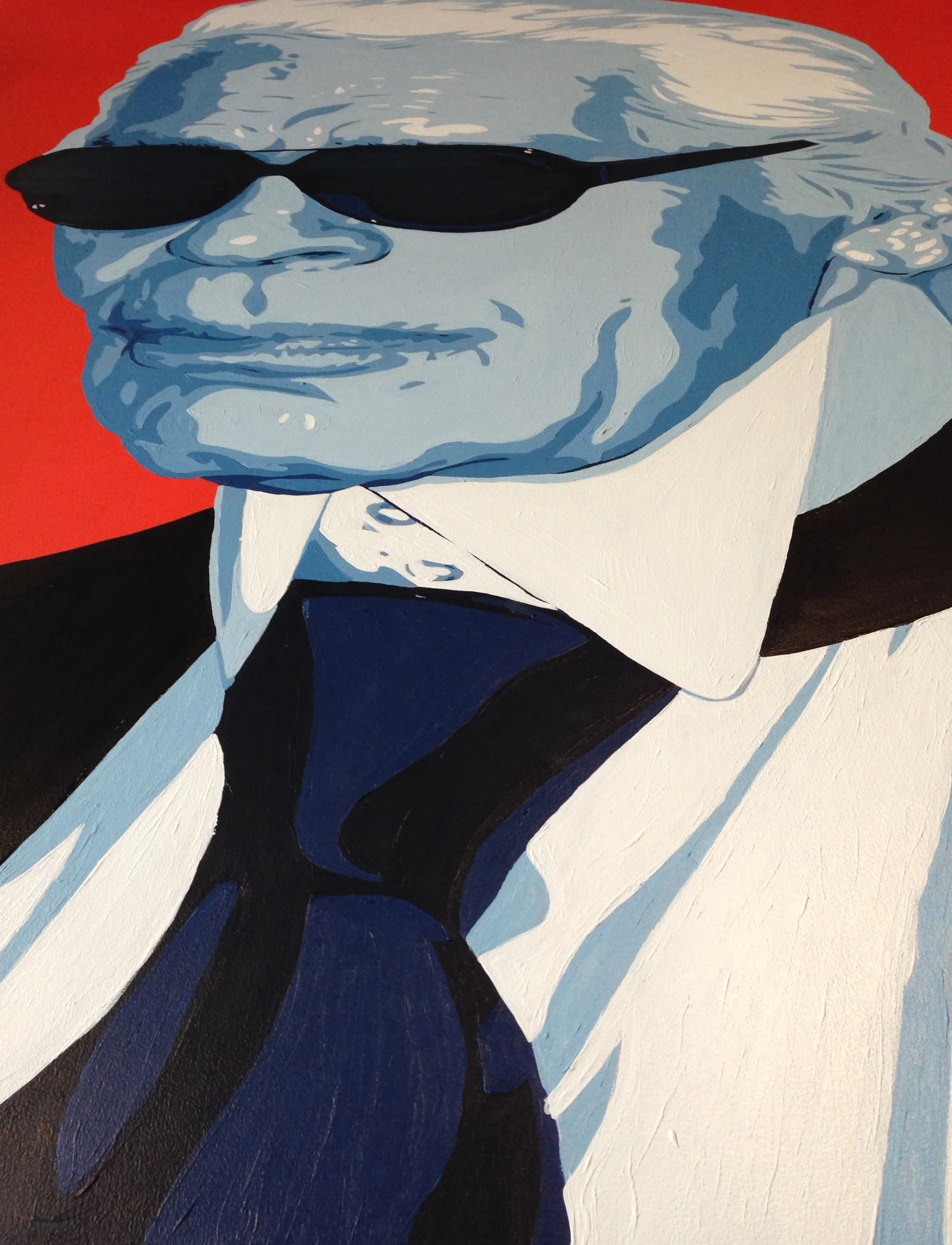 Karl Lagerfeld Painting