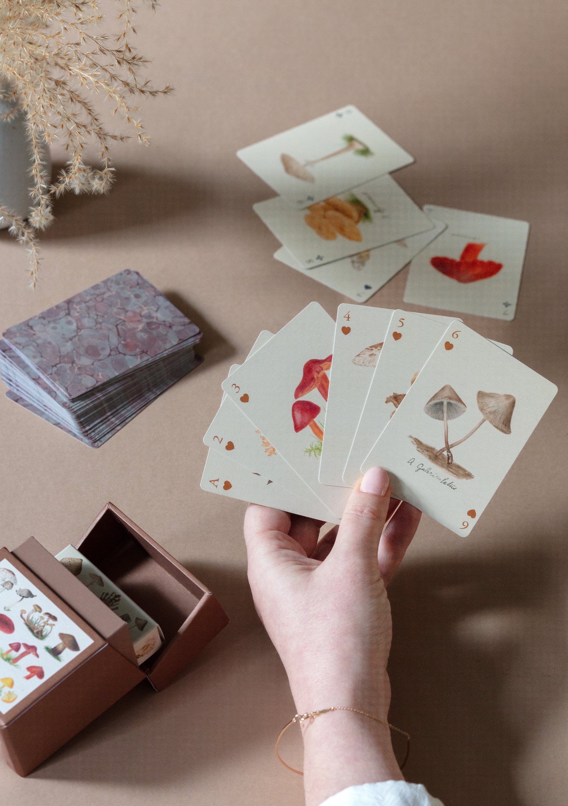 Playing Cards Set of Two Decks Fungi.jpg
