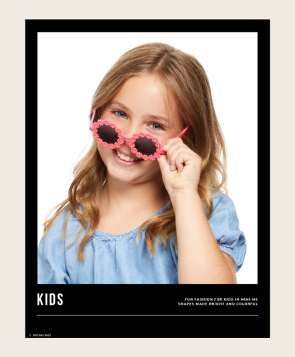 Blue Gem Kids Sunglasses