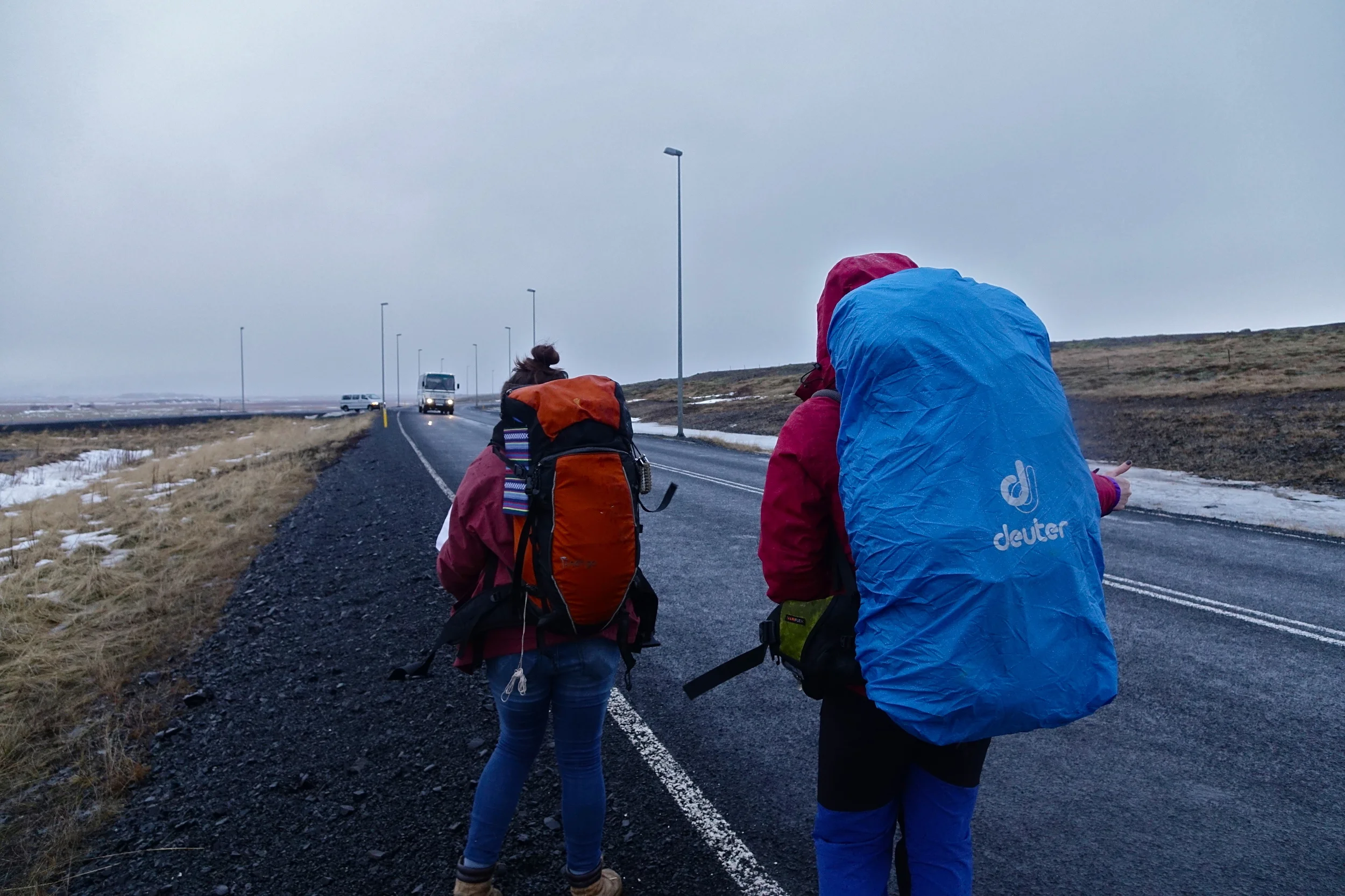 Hitchhiking in Iceland