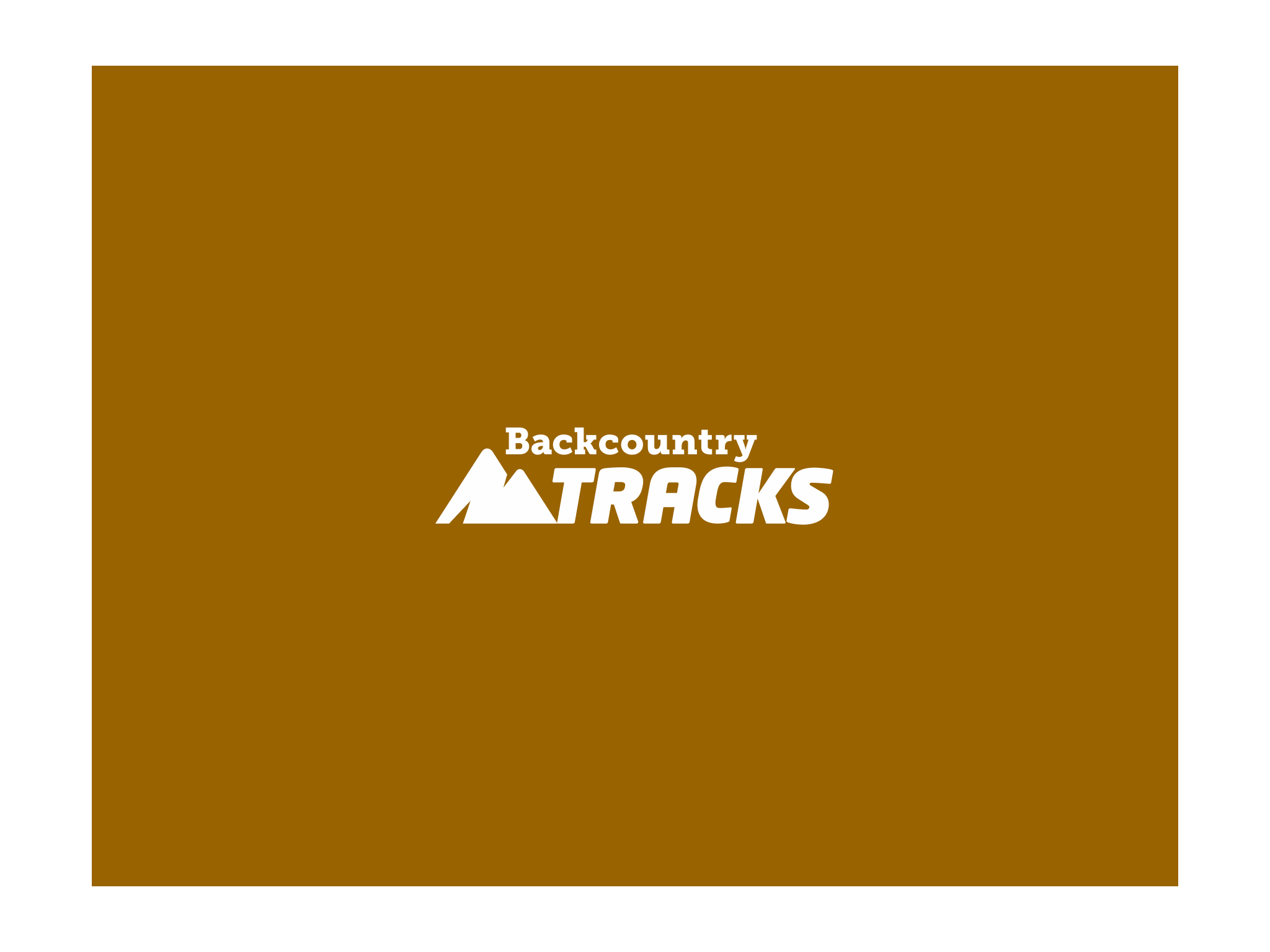 Backcountry Tracks logo design