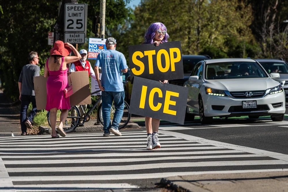Palo Alto, 03/18/26: No Kings Protest #3