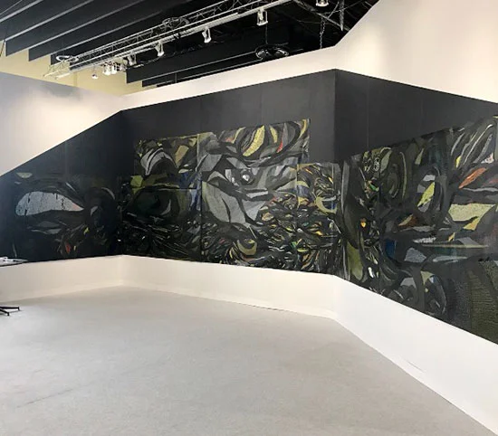 "Mutual Reentanglements 2" by Sandeep Mukherjee. Courtesy of Chimento Contemporary.