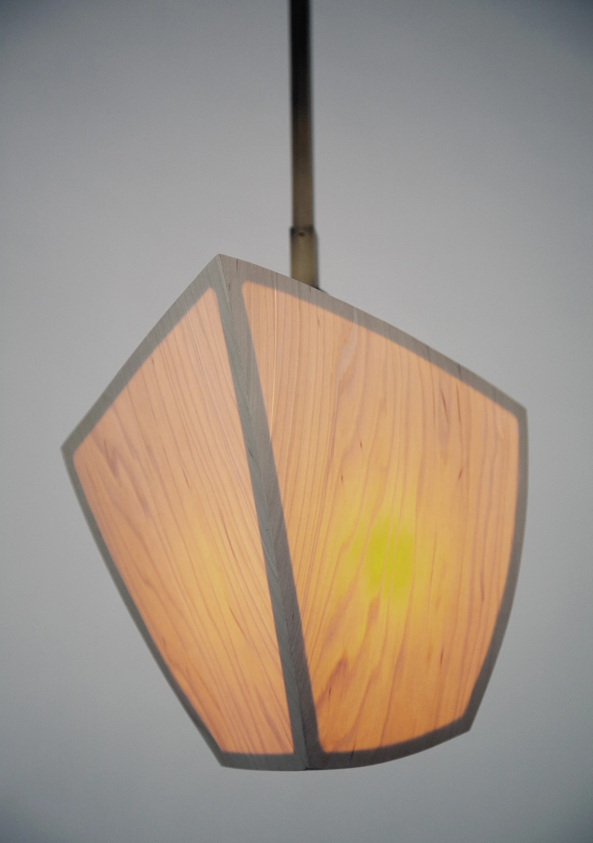C Pendant in Maple Wood