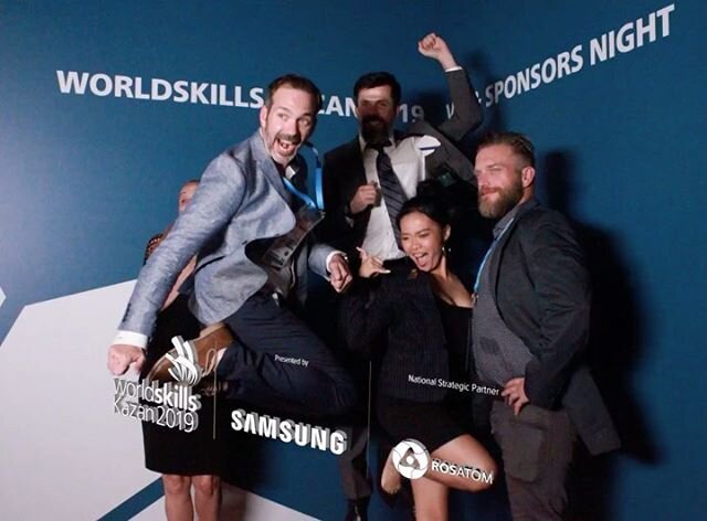 Missing all the great people I get to work with &amp; amazing events I get to 📸 Throwback to a Fun night shooting in Russia had a great time ...as usual couldn&rsquo;t resist the sweet #photobooth  w @worldskills ❤️😜👍📸 this one was next level!!!#