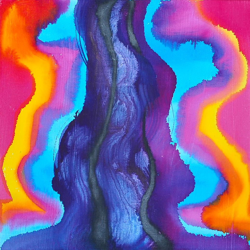 Jewelscape Mini - Psychadelic Purples Yellow - 6x6 - Wood Panel - by MAR.png