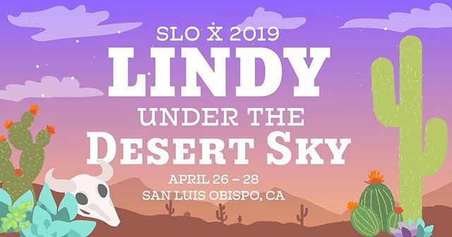 Can you believe sloX 2019 starts tomorrow? Can’t wait to dance all weekend 😍🌵✨ #cpswing #sloX #lindyhop #lindyexchange