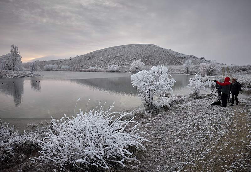 Winter hoar frost photography tuition