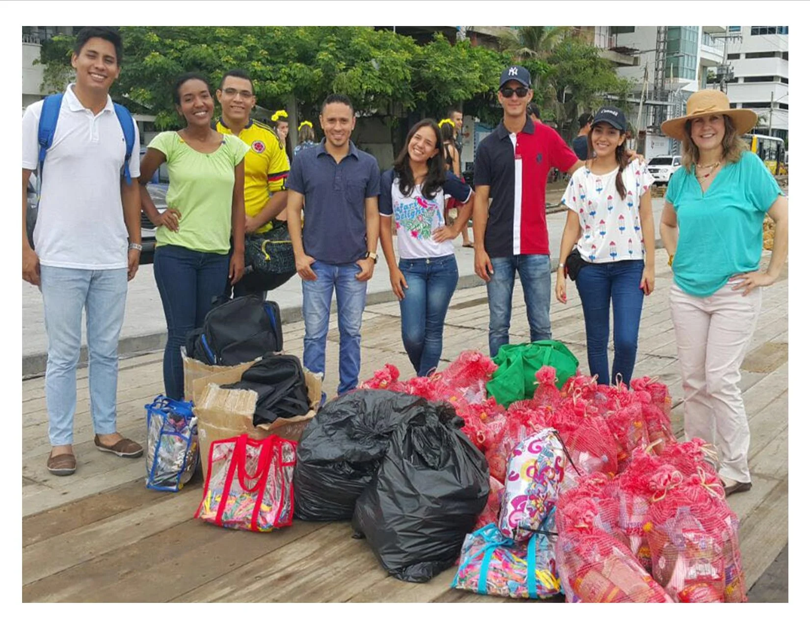 The ministry team from Cartagena