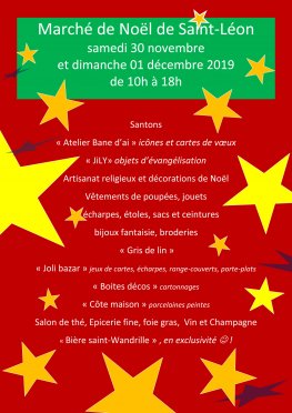 Marché de Noël de Saint Léon