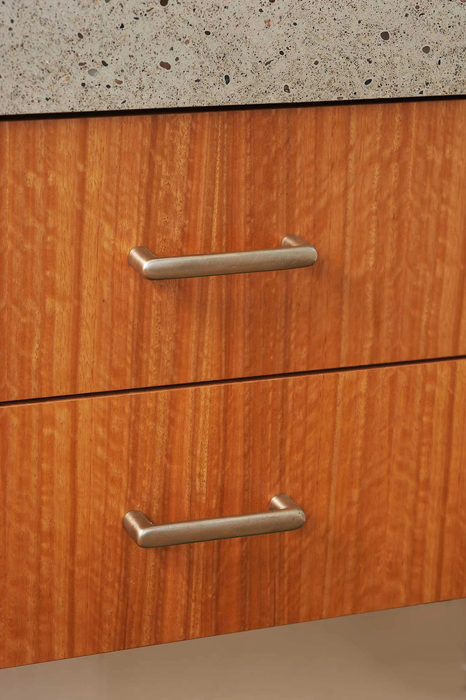 CK-910 Contemporary Cabinet Pull . Shown in W1 Finish .