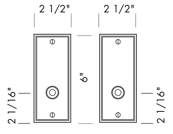 CS-325OH Passage Door Set Specifications