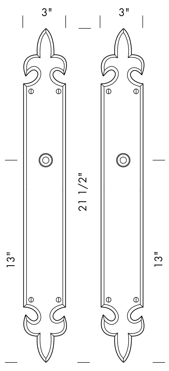 CS-F1250IML Interior Mortise Lock Privacy Door Set Specifications