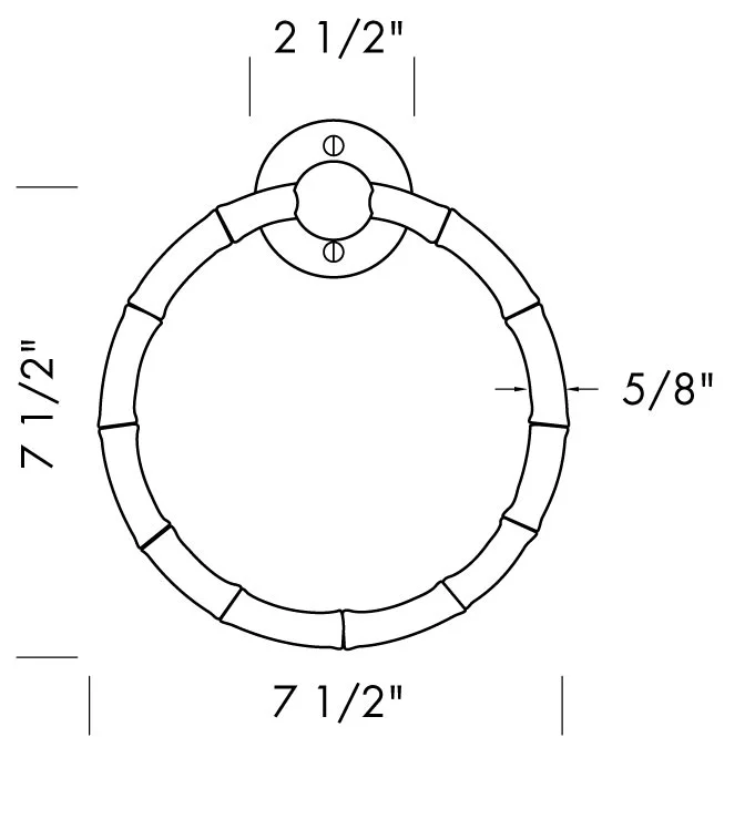TR-1307 Towel Ring Specifications