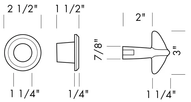 GK-2 GK-ESC Gas Key with Escutcheon Specifications