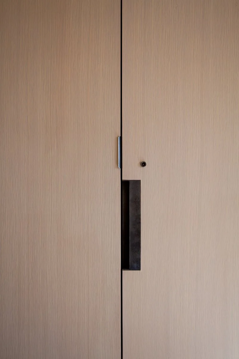 FEP-210 Flush Edge Pull . Shown in W2 Finish .