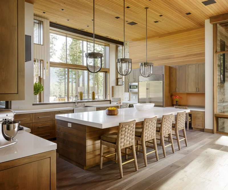 Cabinet Pulls in W1 Finish . Photography by Aaron Leitz .