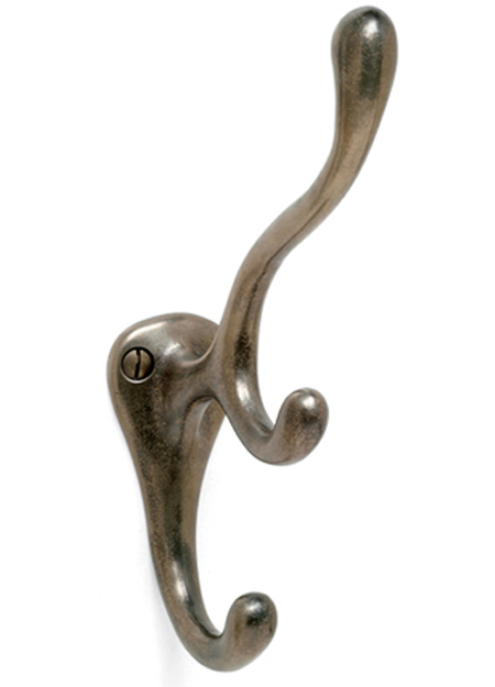 Coat Hook Metal Bronce Gunmetal 76mm-no 2085