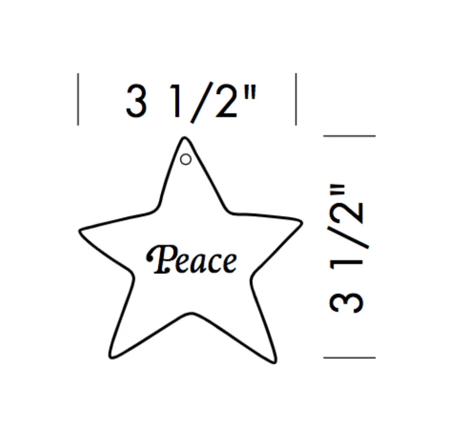 ORN-2007 Star Ornament Specifications