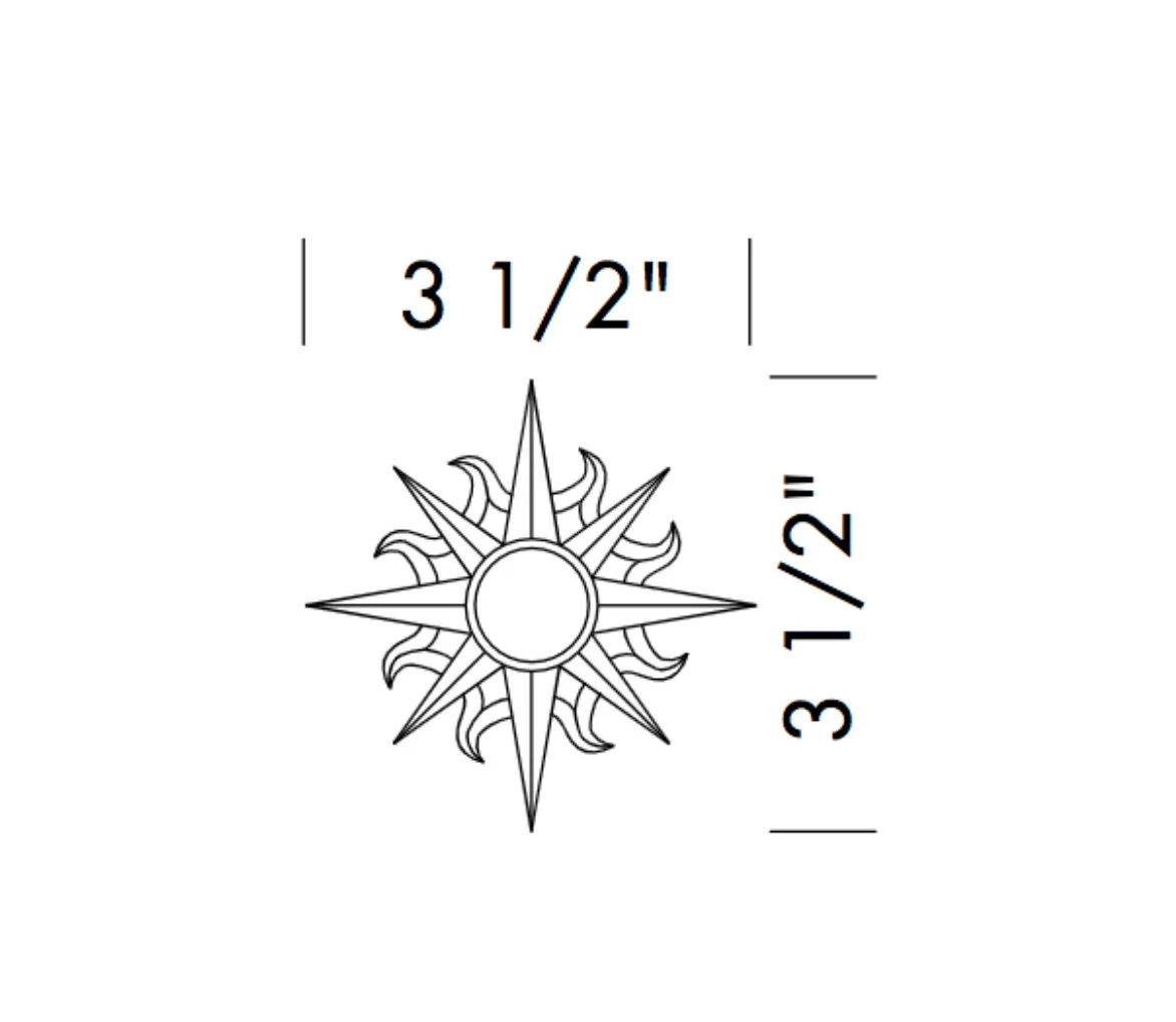 ORN-2010 Sun Ornament Specifications