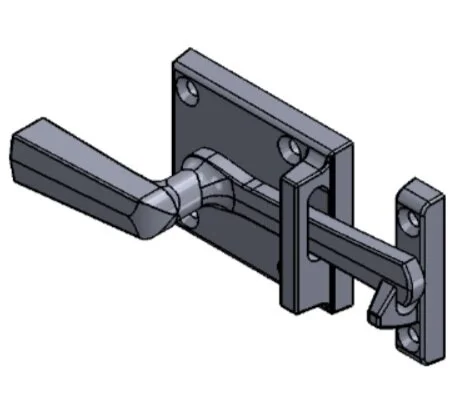 CK-600L-LH (Left Hand) Cabinet Latch with Extended Latch Bar
