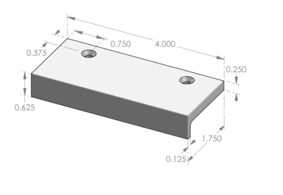 CK-497-4 Edge Mount Pull Specifications
